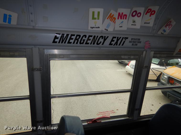 image for item DD0827 2002 GMC Savana G3500 Cargo Thomas school bus