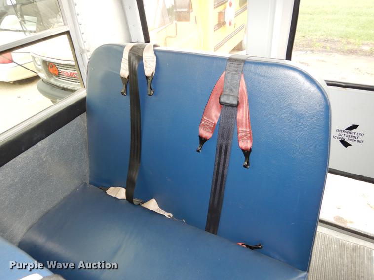 image for item DD0827 2002 GMC Savana G3500 Cargo Thomas school bus