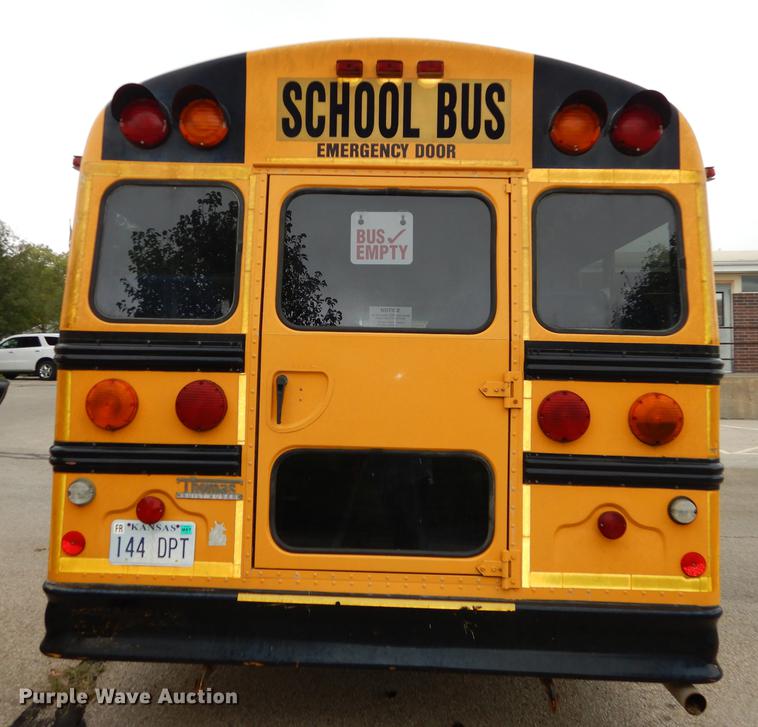 image for item DD0829 2002 GMC Savana G3500 Cargo Thomas school bus