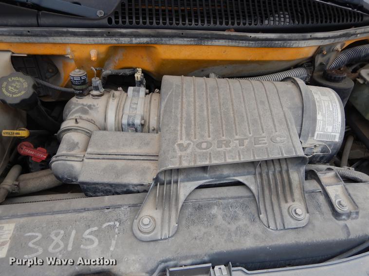 image for item DD0829 2002 GMC Savana G3500 Cargo Thomas school bus