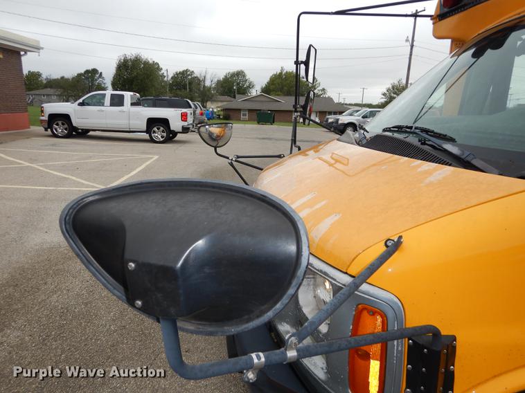 image for item DD0829 2002 GMC Savana G3500 Cargo Thomas school bus