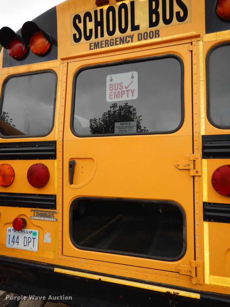 image for item DD0829 2002 GMC Savana G3500 Cargo Thomas school bus