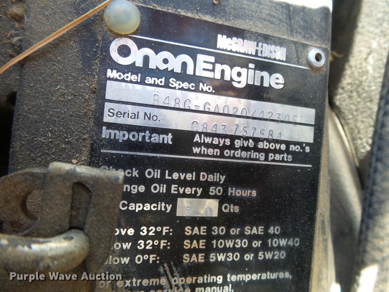 image for item DE9186 John Deere 910 lawn mower