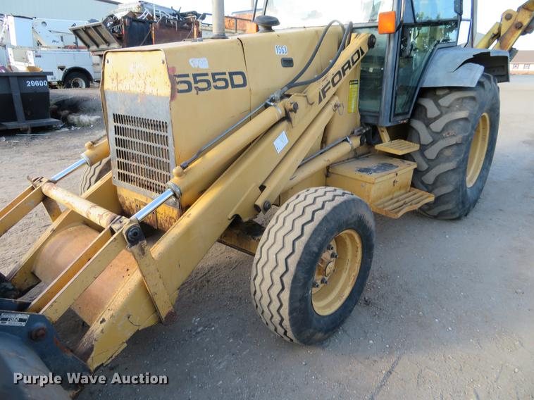 image for item DF9785 Ford 555D backhoe