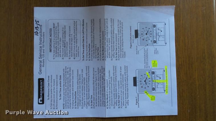image for item DG9469 Acroprint wall mount time clock