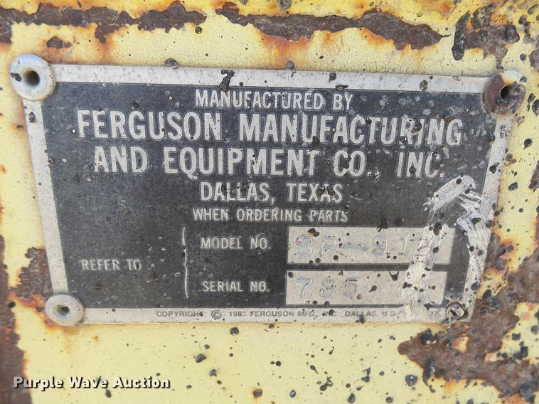 image for item DH9741 Ferguson SP912 pneumatic roller