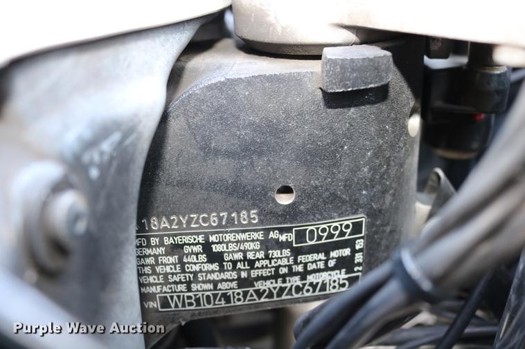 image for item DM9256 2000 BMW R1100RT motorcycle