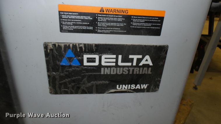 image for item DW9241 Delta Unisaw table saw
