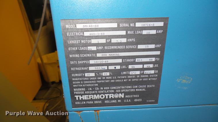 image for item DW9245 Thermatron SM-4S-SH temperature/humidity chamber