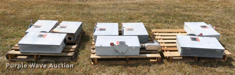 image for item DW9794 (8) Cutler-Hammer disconnect boxes