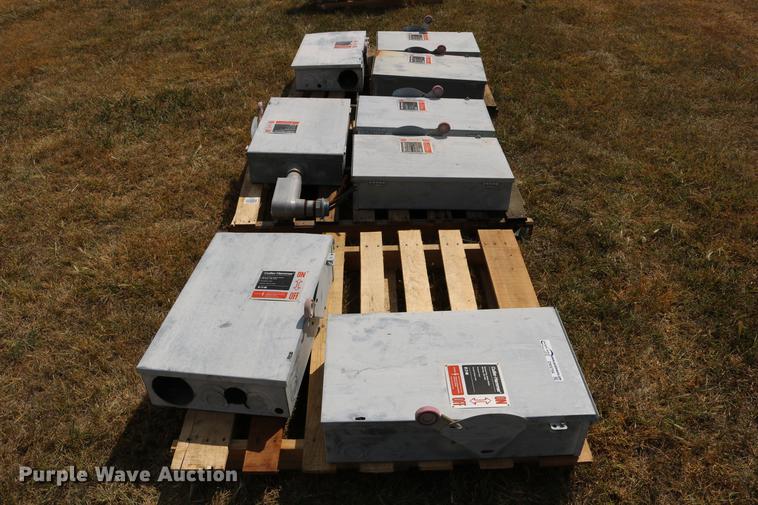 image for item DW9794 (8) Cutler-Hammer disconnect boxes