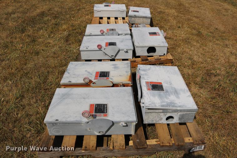 image for item DW9794 (8) Cutler-Hammer disconnect boxes