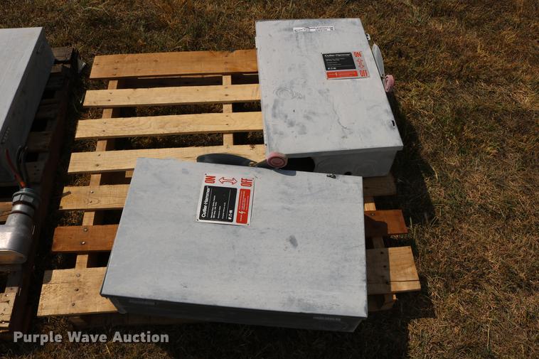image for item DW9794 (8) Cutler-Hammer disconnect boxes