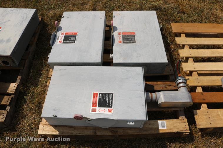 image for item DW9794 (8) Cutler-Hammer disconnect boxes