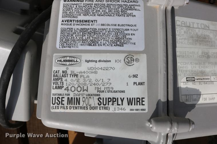 image for item DW9795 (18) Hubbel ballfield lights