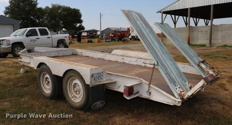 image for item DW9804 1997 shop built utility trailer