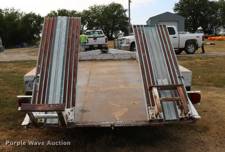 image for item DW9804 1997 shop built utility trailer