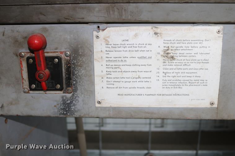 image for item DW9812 Sheldon Machine Co. Inc. lathe