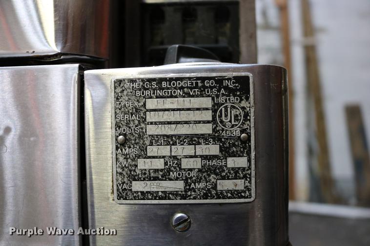 image for item DW9846 Blodgett double convection oven