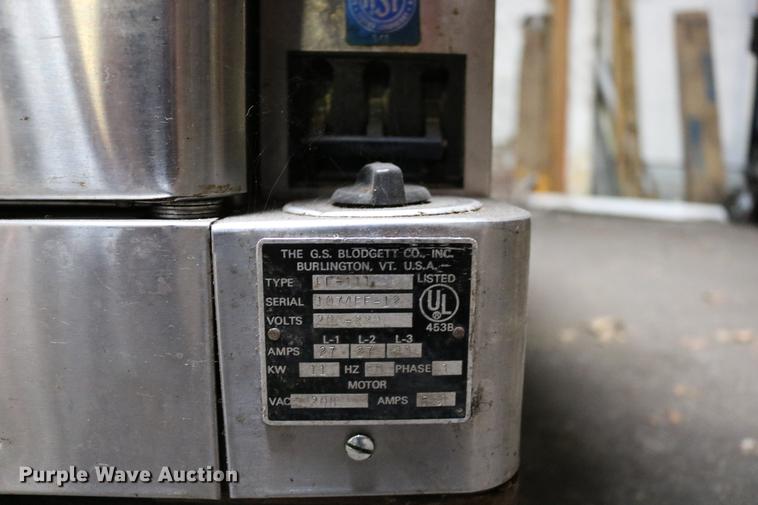 image for item DW9846 Blodgett double convection oven