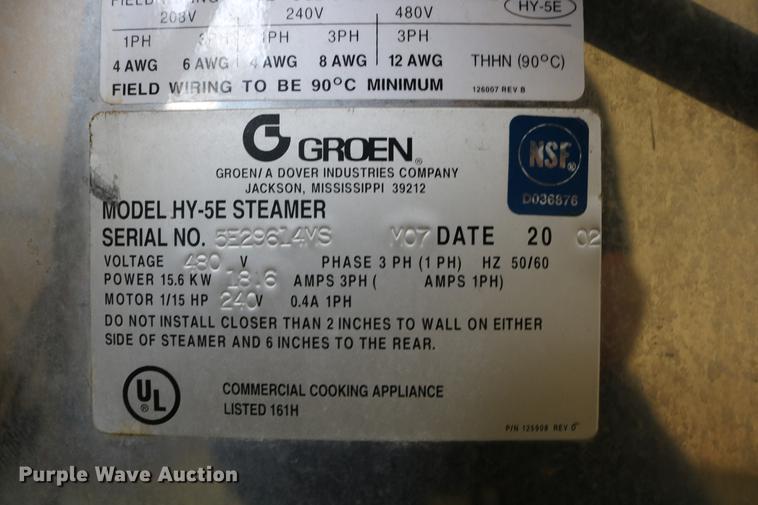 image for item DW9887 Groen HY-5E Hyper Steam steamer