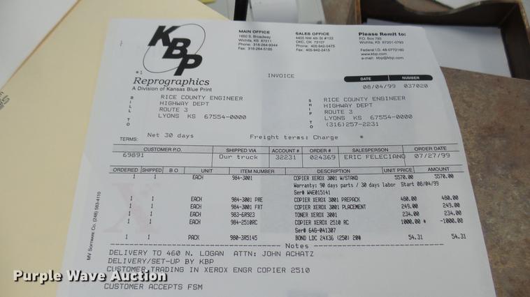 image for item EB9438 Xerox 3001 printer