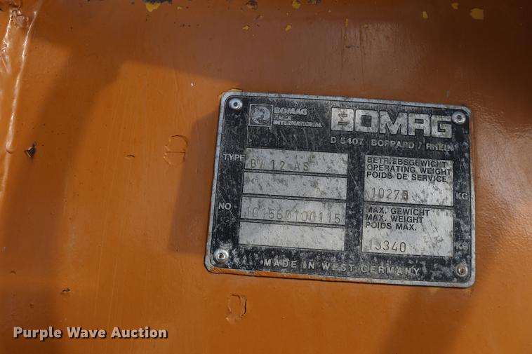 image for item ED9550 Bomag BW12AS double drum roller