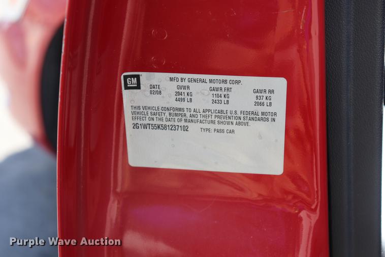 image for item ED9608 2008 Chevrolet Impala