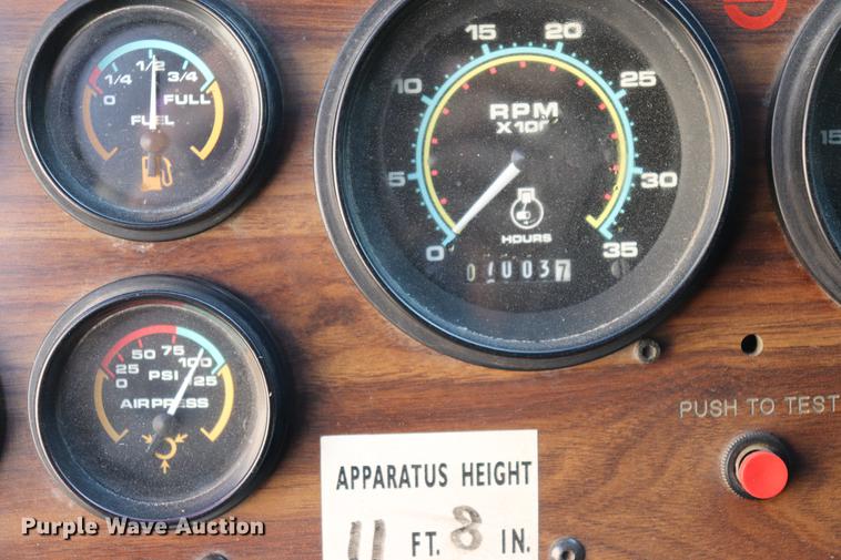 image for item ED9627 1993 Sutphen fire truck