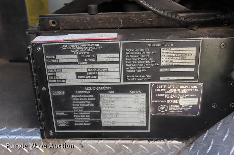 image for item ED9627 1993 Sutphen fire truck