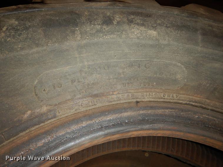 image for item EE9080 (3) Goodyear 13.00-24 tires