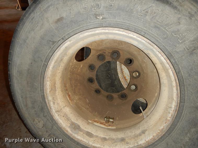 image for item EE9083 (2) Firestone 11R22.5 tires and wheels