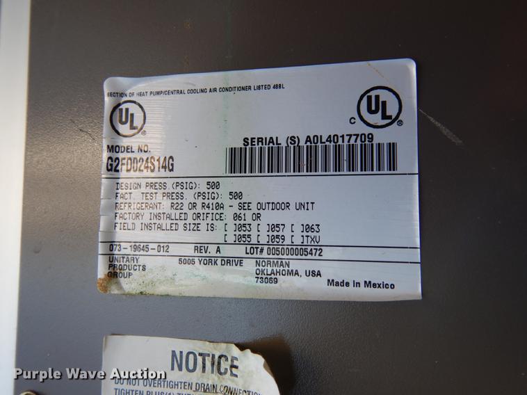 image for item EE9141 (2) central AC units