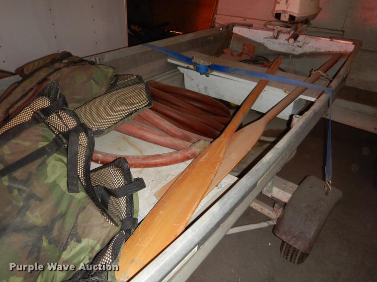 image for item EE9161 2010 Sea King aluminum boat