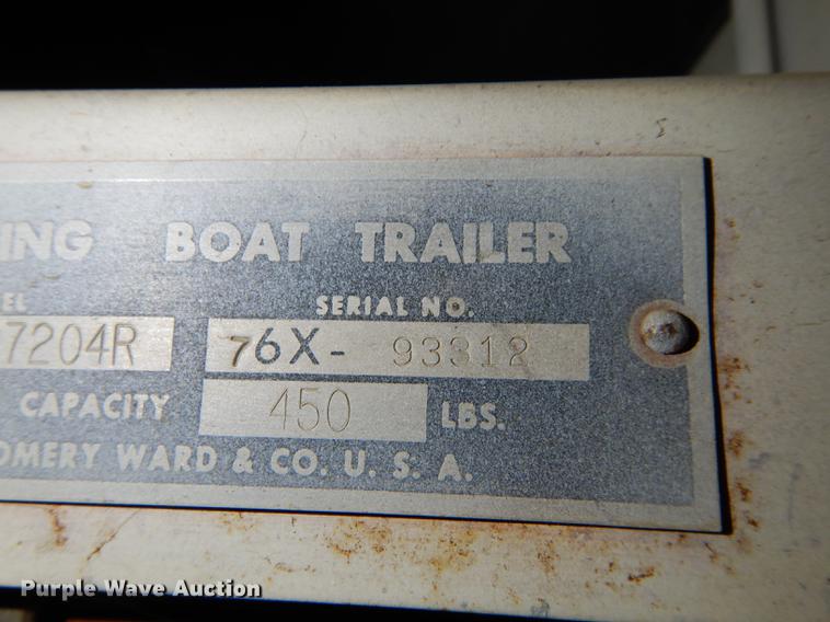 image for item EE9161 2010 Sea King aluminum boat