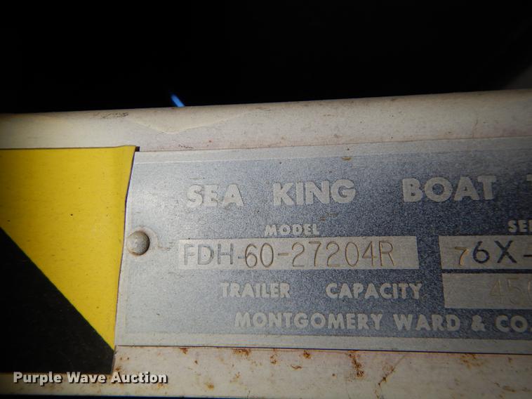 image for item EE9161 2010 Sea King aluminum boat