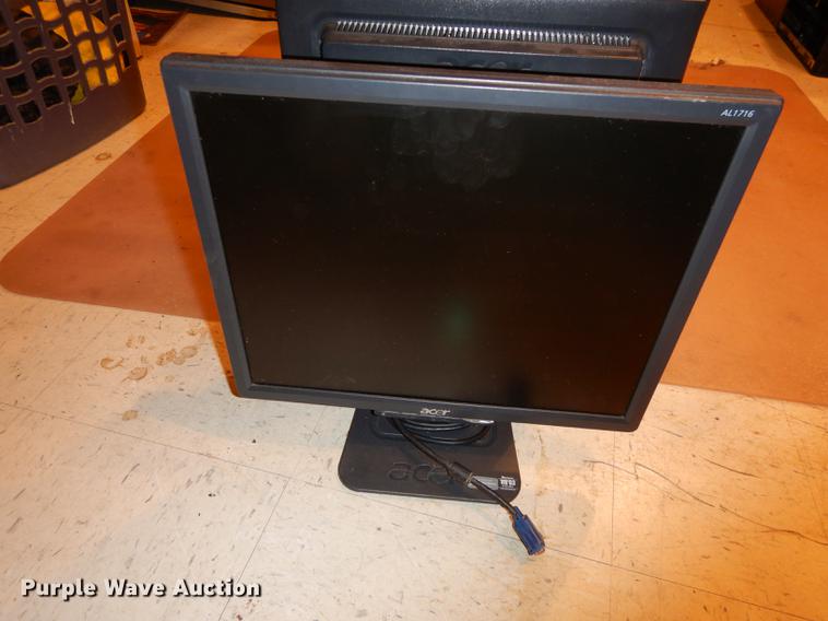 image for item EE9166 (6) Acer 13" LCD monitors