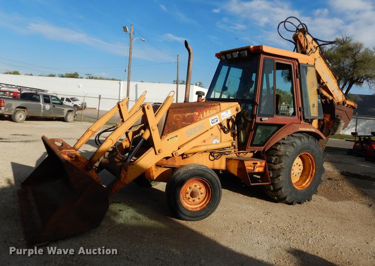 image for item J5658 1991 Case 580K Construction King backhoe