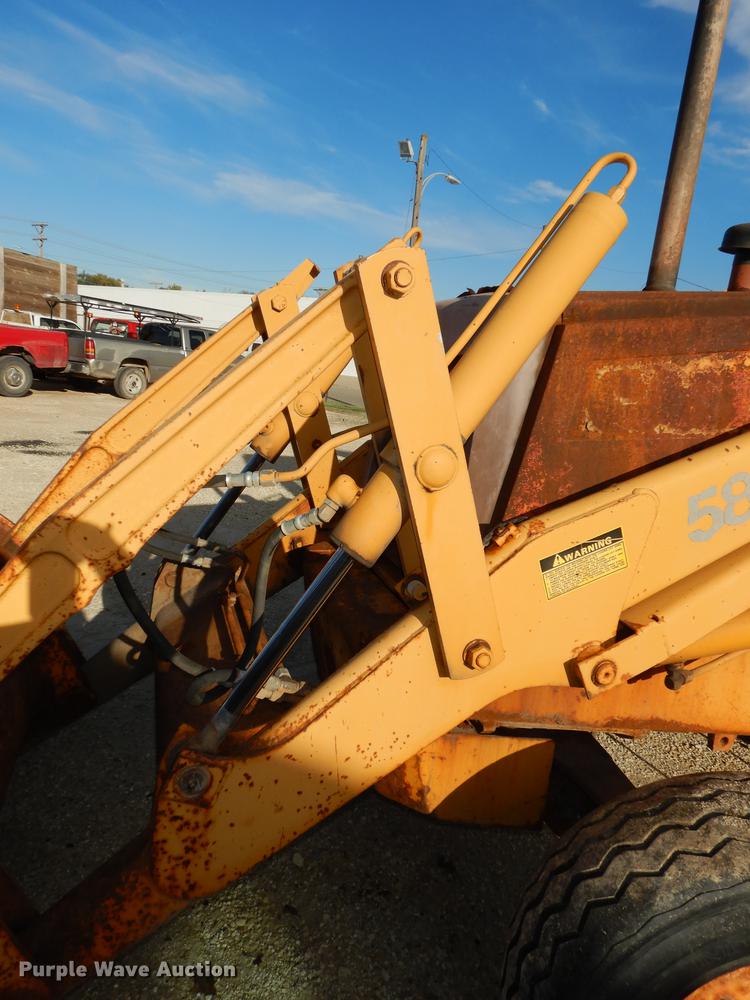 image for item J5658 1991 Case 580K Construction King backhoe