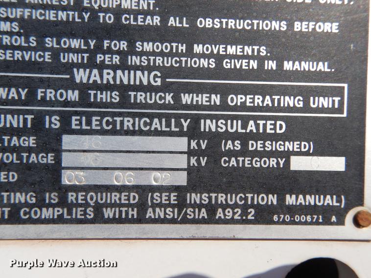 image for item J5666 2002 Ford F550 Super Duty XL bucket truck