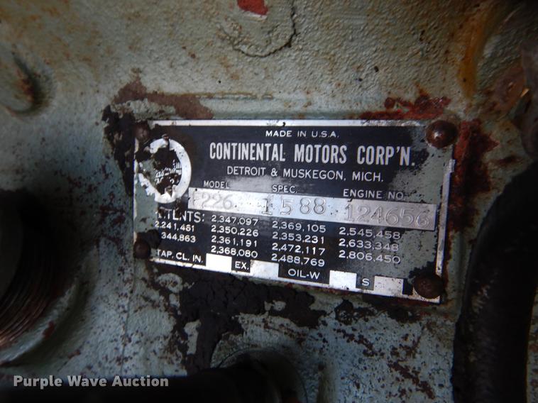 image for item K5855 1962 Gardner Denver SP-125-GA air compressor