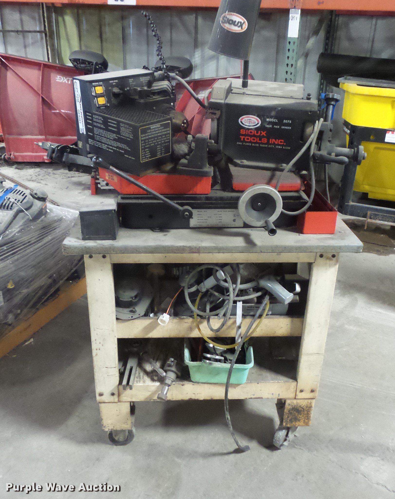 Sioux Tools valve grinder in Des Moines, IA Item DE9283 sold Purple