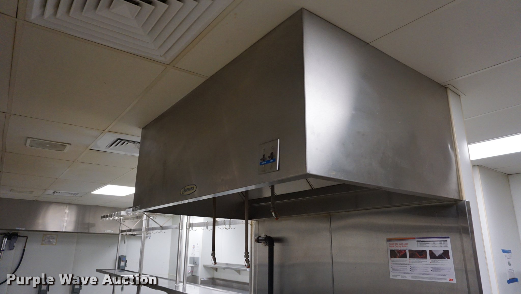 Greenheck exhaust hood in Overland Park, KS Item DS9418 sold Purple