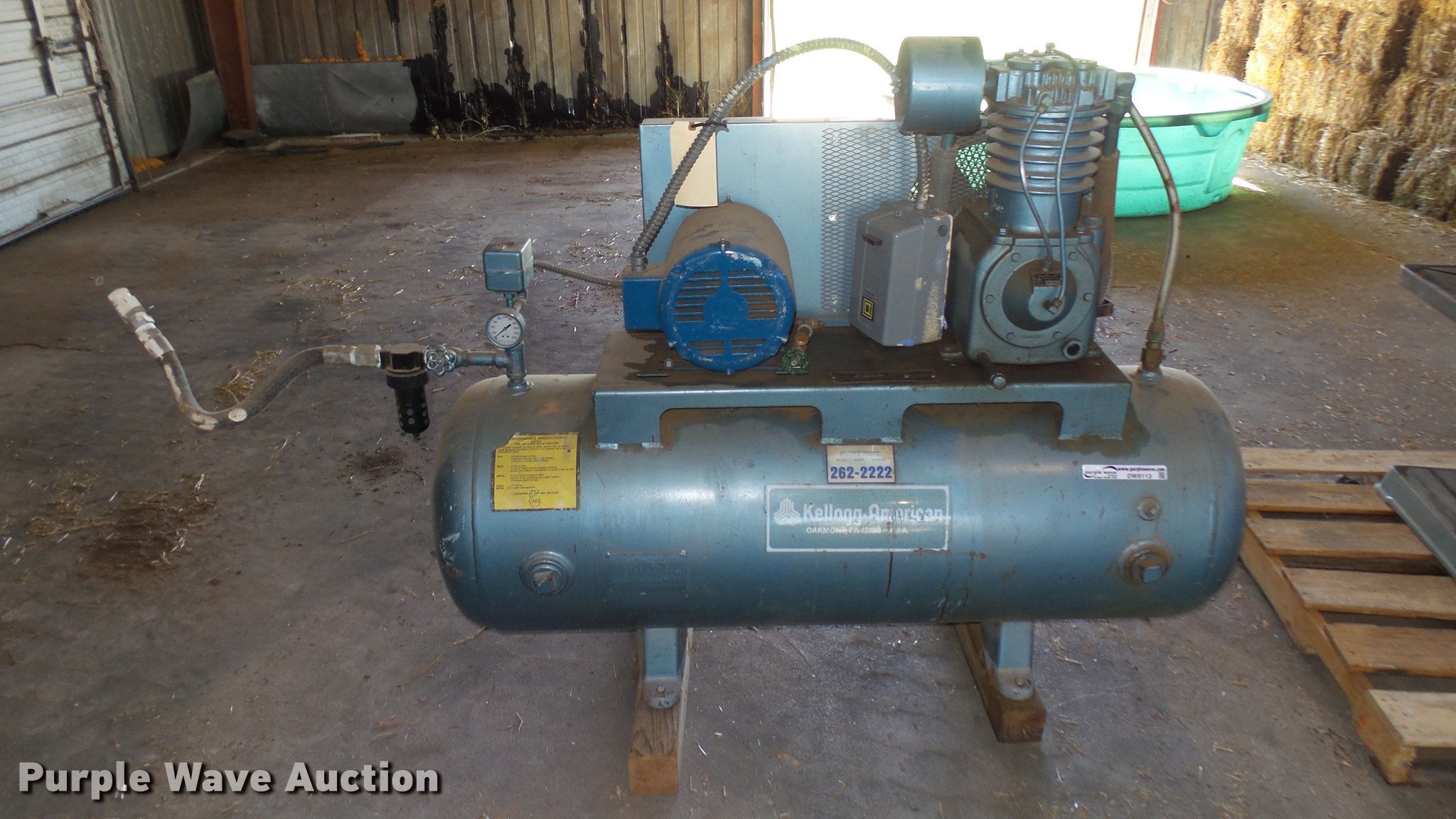 Kellogg American B340A compressor in Goddard, KS | Item DW9113 sold ...