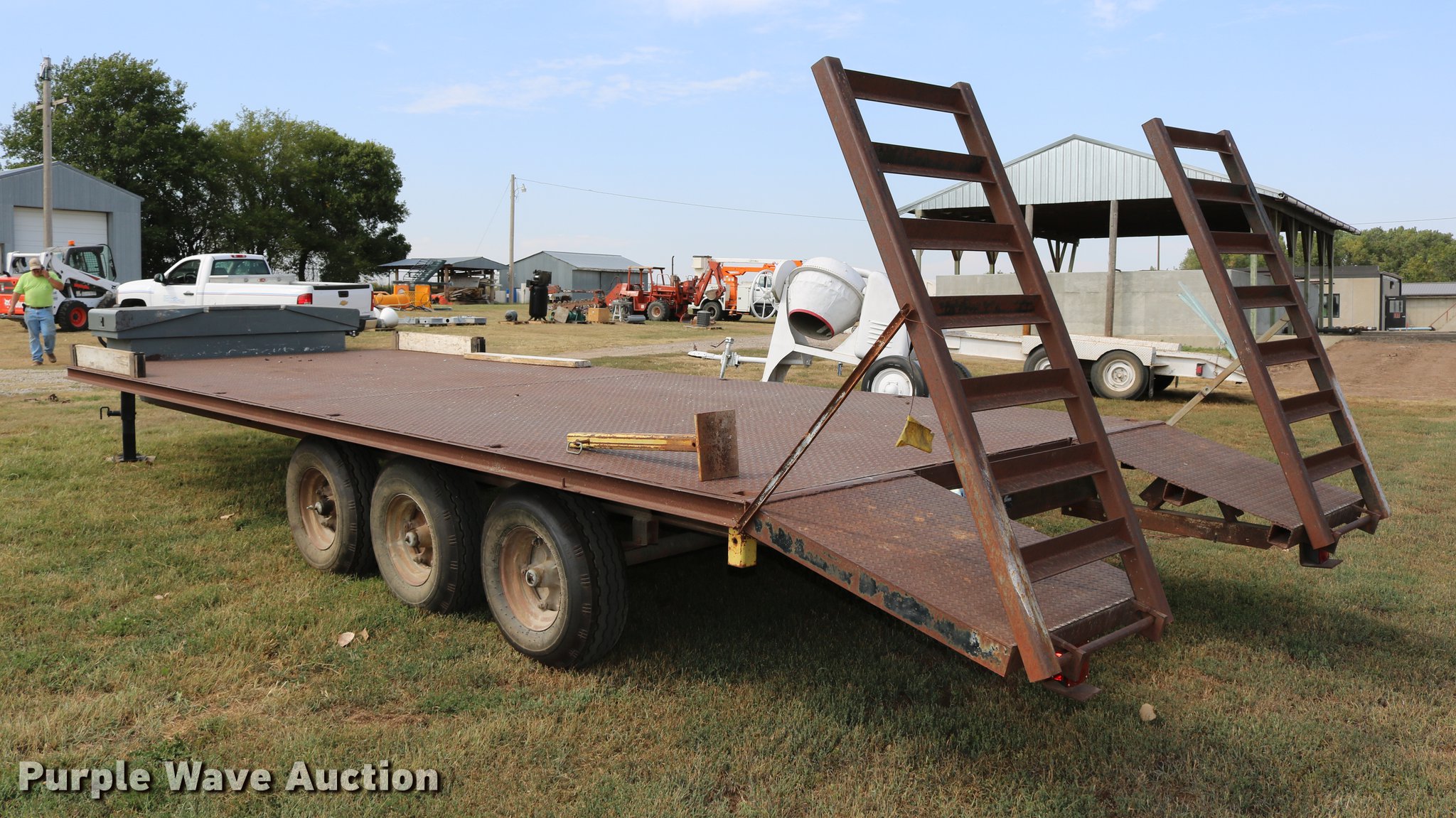 1973 Jantz equipment trailer in Belleville, KS Item DW9803 sold