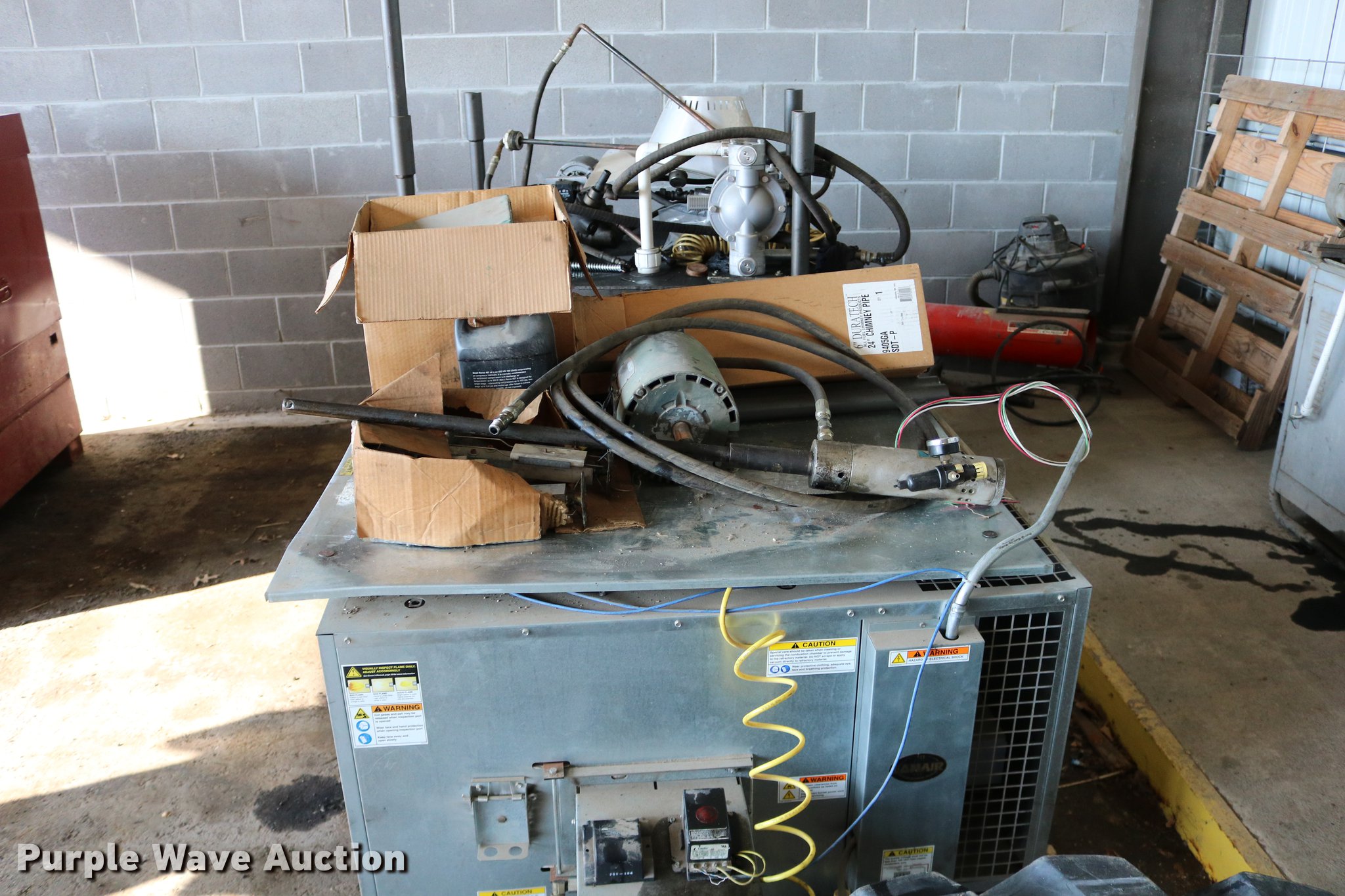 Lanair MX200 waste oil heater in Overland Park, KS Item DW9814 sold