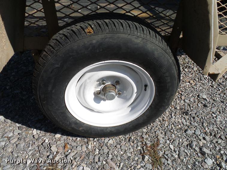 image for item AZ9429 Shop built utility trailer