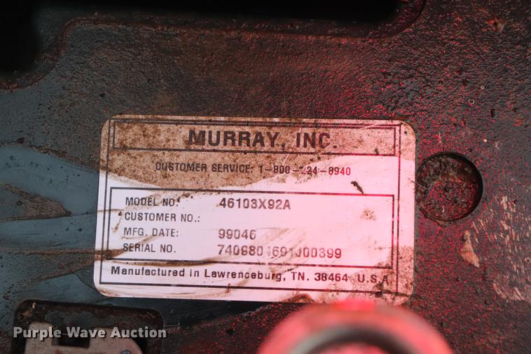 image for item ED9572 Murray lawn mower