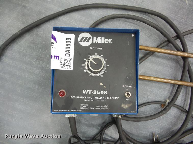 image for item DA0808 Miller WT-2508 resistance spot welding machine