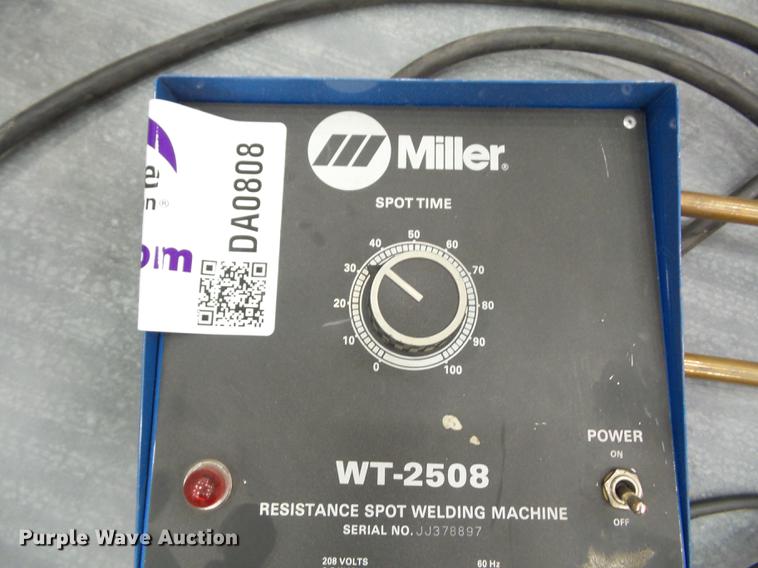 image for item DA0808 Miller WT-2508 resistance spot welding machine